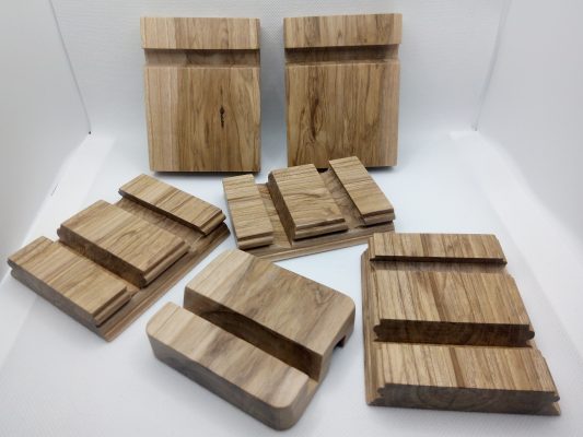 Ash Wood Phone Stand