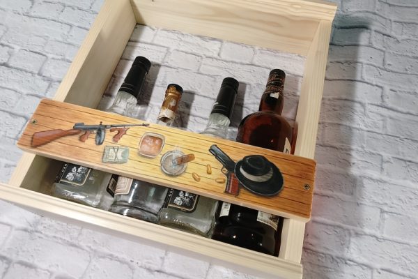 Shelf for Whiskey Mafia Style